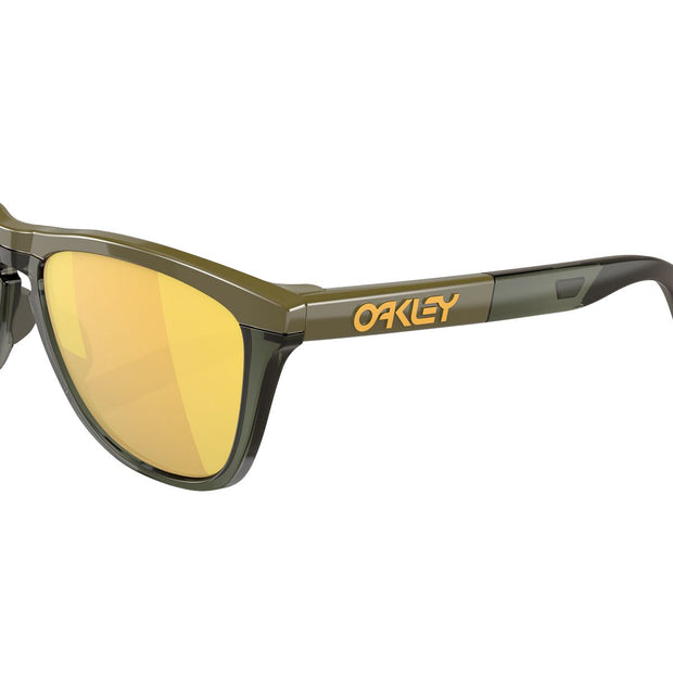 Oakley Frogskins Range Sunglasses - Dark Brush/Olive Ink Frame, Prizm 24k Polarized Lenses