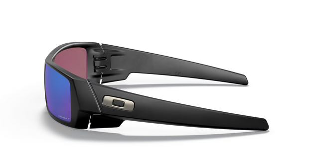 Oakley Gascan Sunglasses - Matte Black Frame, Prizm Sapphire Polarized Lenses