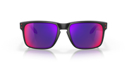 Oakley Holbrook Sunglasses - Matte Black Frame, Red Iridium Lenses