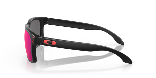 Oakley Holbrook Sunglasses - Matte Black Frame, Red Iridium Lenses