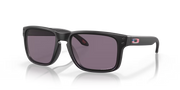 Oakley Holbrook Sunglasses - Matte Black Frame/Red USA Flag, Prizm Grey Lenses