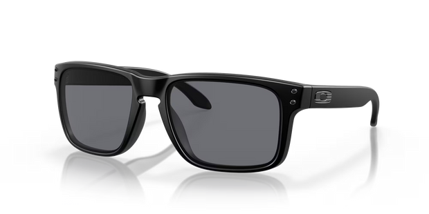 Oakley Holbrook Sunglasses - Matte Black/ Grey USA Flag Frame, Grey Lenses
