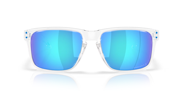 Oakley Holbrook XXL Sunglasses -  Polished Clear Frame, Prizm Sapphire Polarized Lenses
