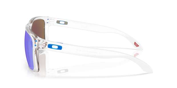 Oakley Holbrook XXL Sunglasses -  Polished Clear Frame, Prizm Sapphire Polarized Lenses