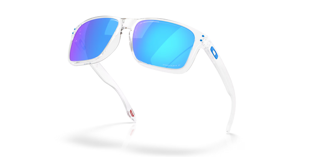 Oakley Holbrook XXL Sunglasses -  Polished Clear Frame, Prizm Sapphire Polarized Lenses