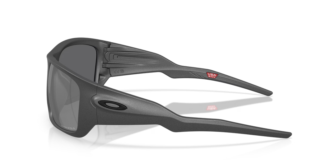 Oakley Masseter Sunglasses - Steel Frame, Prizm Black Lenses