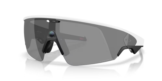 Oakley Meta Vanguard Sunglasses - White Frame, Prizm Black Lenses