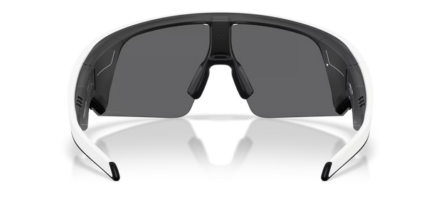 Oakley Meta Vanguard Sunglasses - White Frame, Prizm Black Lenses