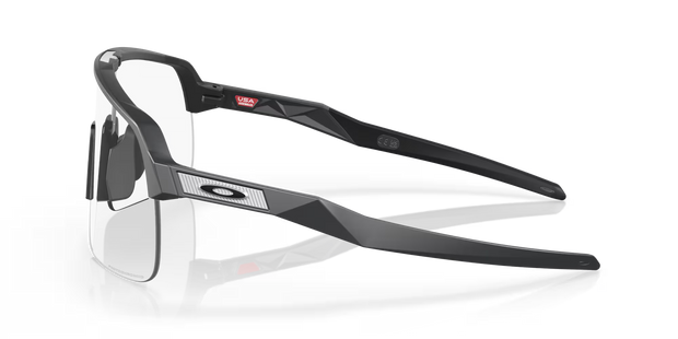 Oakley Sutro Lite Sunglasses - Matte Carbon Frame,  Clear to Black Iridium Photochromaitc Lenses