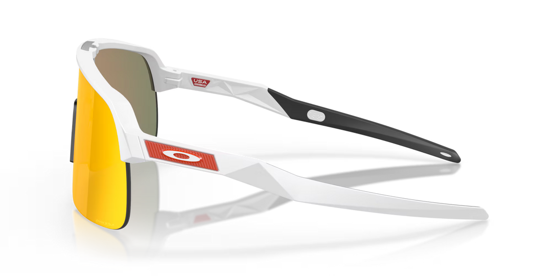 Oakley Sutro Lite Sunglasses - Matte White Frame, Prizm Ruby