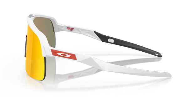 Oakley Sutro Lite Sunglasses - Matte White Frame, Prizm Ruby Lenses
