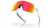 Oakley Sutro Lite Sunglasses - Matte White Frame, Prizm Ruby Lenses