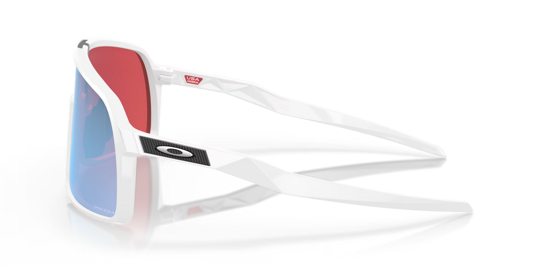 Oakley Sutro Sunglasses - Polished White Frame, Prizm Snow