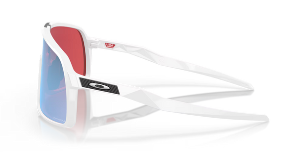 Oakley Sutro Sunglasses - Polished White Frame, Prizm Snow Sapphire Lenses
