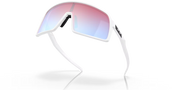 Oakley Sutro Sunglasses - Polished White Frame, Prizm Snow Sapphire Lenses
