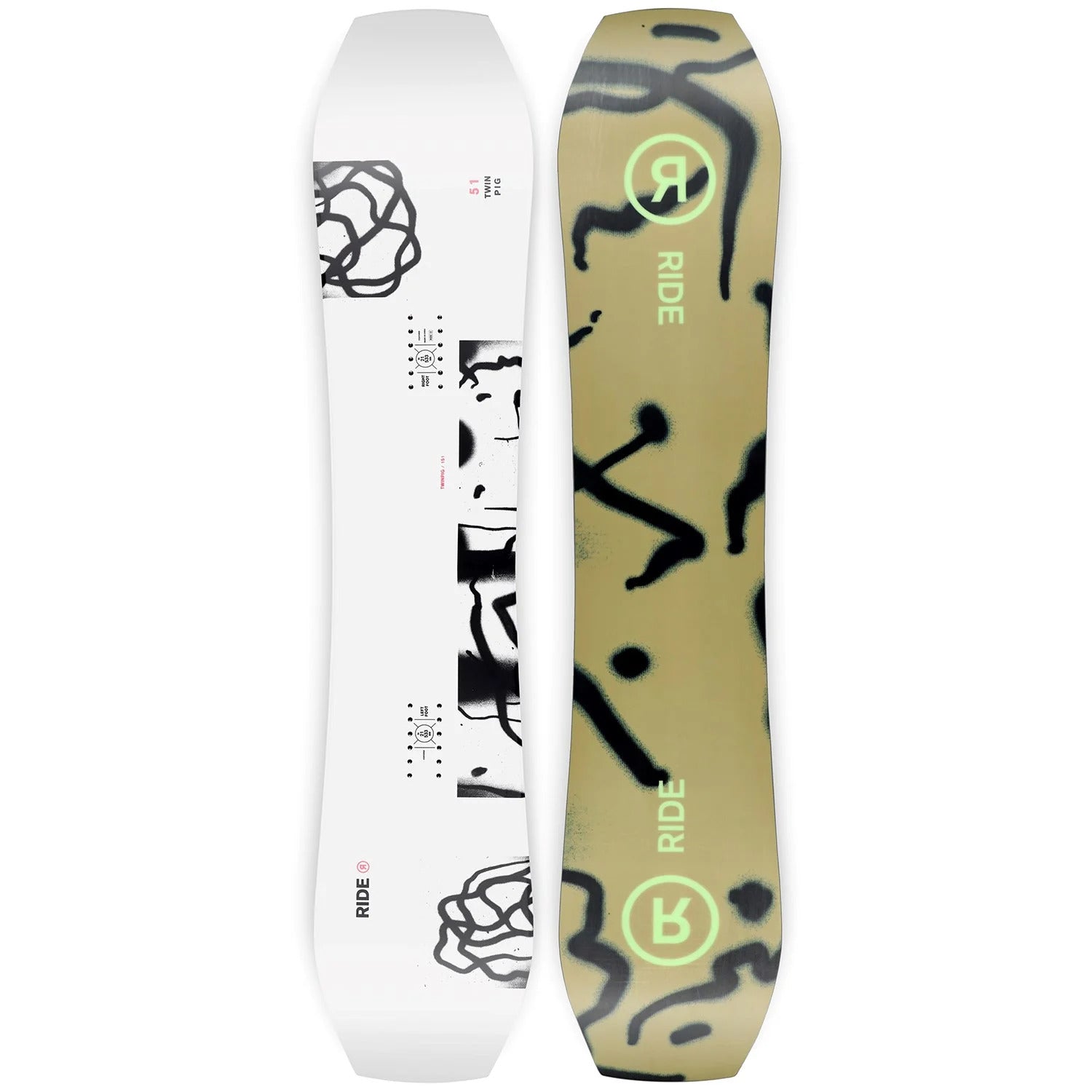 ride 51 system snowboard Benchwarmer 2025 Skiis & Biikes Truly one board for everything Ride Snowboard Compact Wmn -