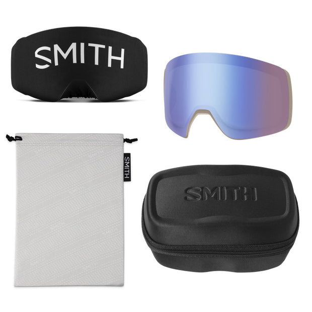 Smith 4D MAG Goggles - Bandit + ChromaPop Sun Platinum Mirror Lens