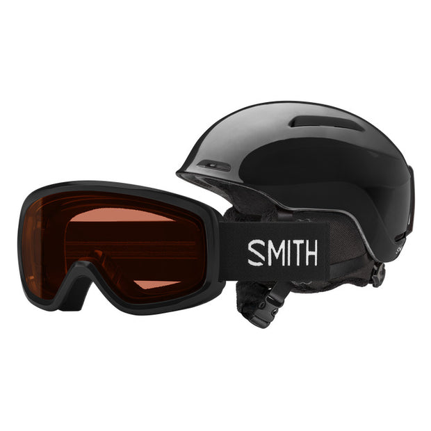 Smith Glide Jr Mips Helmet/Snowday Goggle Combo - BLACK