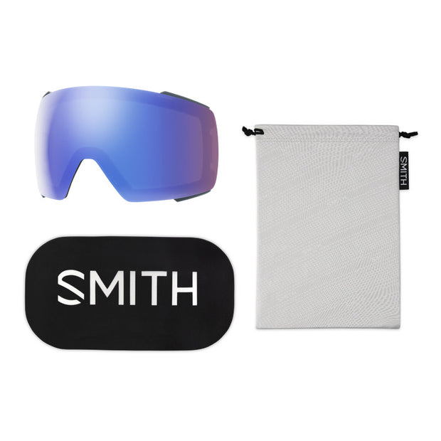 Smith I/O MAG Goggles - Slate + ChromaPop Everyday Red Mirror