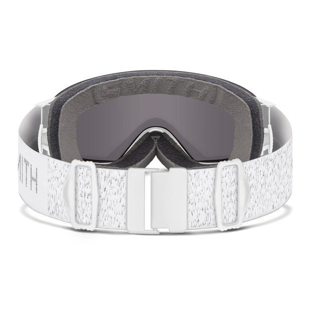 Smith I/O MAG S White Chunky Knit + ChromaPop Sun Platinum Mirror Lens