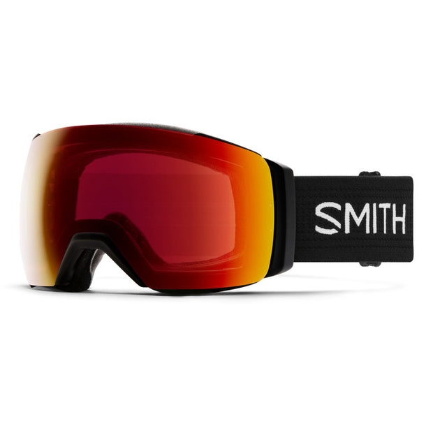 Smith I/O MAG XL Goggles - Black + ChromaPop Sun Red Mirror Lens