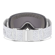 Smith I/O MAG S Goggles - White Chunky Knit + ChromaPop Everyday Rose Gold Mirror Lens