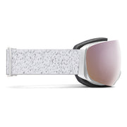 Smith I/O MAG S Goggles - White Chunky Knit + ChromaPop Everyday Rose Gold Mirror Lens