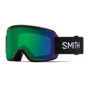 Smith Squad Black + ChromaPop Everyday Green Mirror Lens Goggle