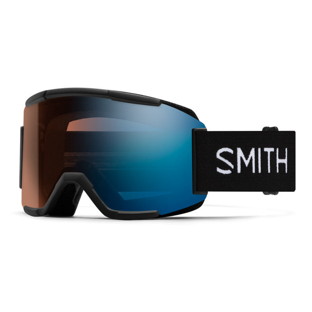 Smith Squad Goggles - Black + ChromaPop Pro Photochromic Blue Mirror Lens