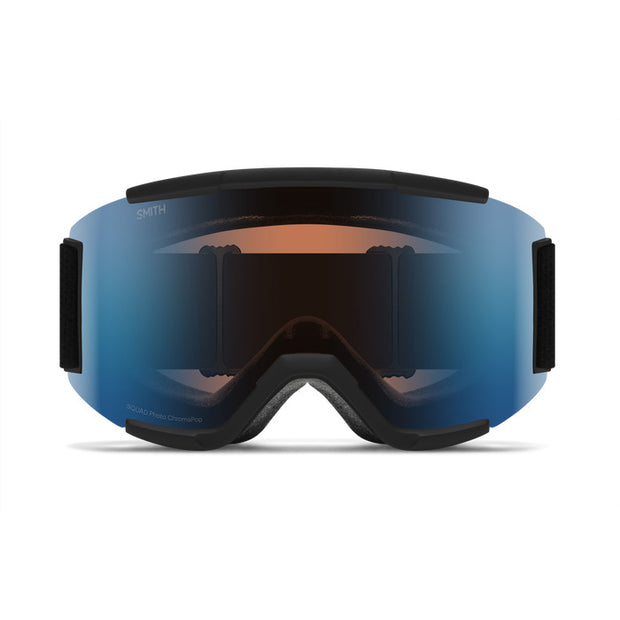 Smith Squad Goggles - Black + ChromaPop Pro Photochromic Blue Mirror Lens