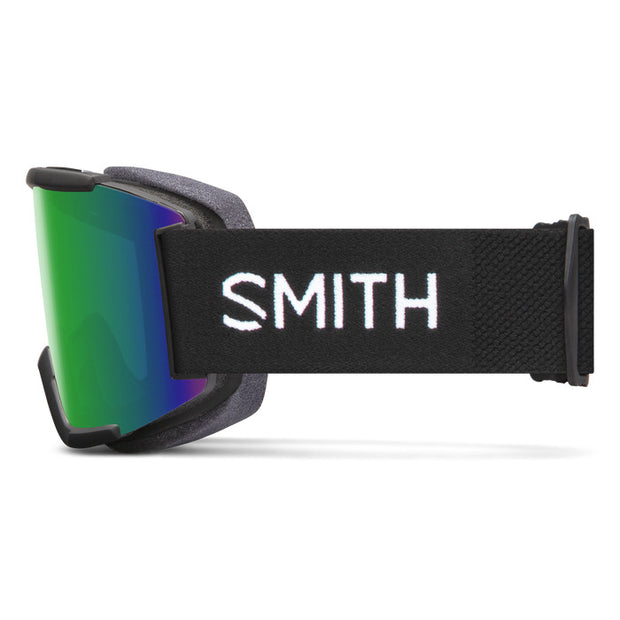 Smith Squad Goggles - Black + ChromaPop Sun Green Mirror Lens