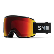 Smith Squad Goggles - Black + ChromaPop Sun Red Mirror Lens