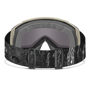 Smith Squad Goggles - Chalk Space Invader + ChromaPop Sun Black Gold Mirror Lens