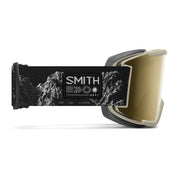 Smith Squad Goggles - Chalk Space Invader + ChromaPop Sun Black Gold Mirror Lens