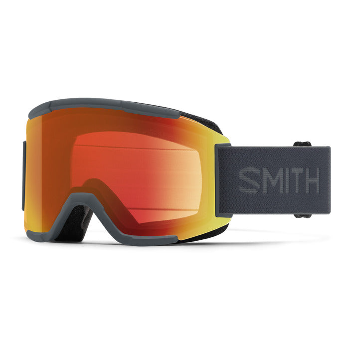 ◆SMITH SQUAD◆調光◆Photochromic Red Mirror◆ Smith Squad Goggles - Slate + ChromaPop Everyday Red Mirror