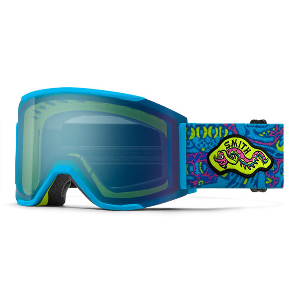 Smith Squad MAG Goggles - Killer Acid Artist Series + ChromaPop Everyday Blue Mirror Lens