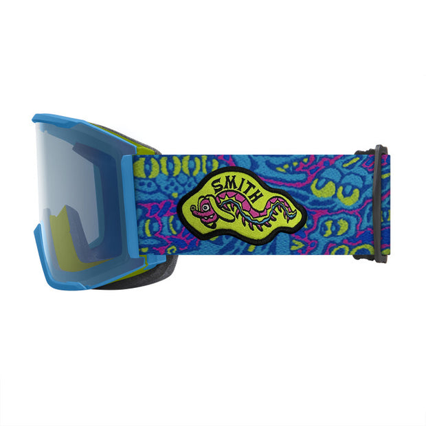 Smith Squad MAG Goggles - Killer Acid Artist Series + ChromaPop Everyday Blue Mirror Lens