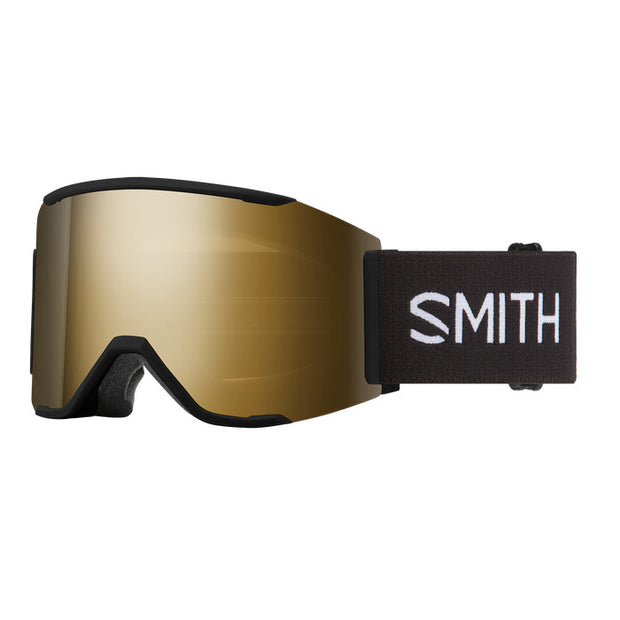 Smith Squad Mag Black + ChromaPop Sun Black Gold Mirror Lens