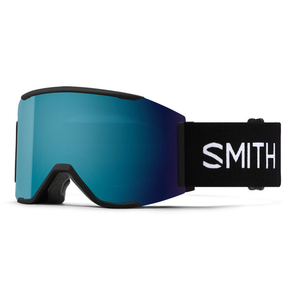 Smith Squad Mag Black + ChromaPop Sun Blue Mirror Lens