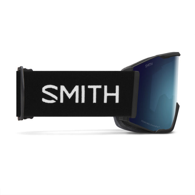 Smith Squad Mag Black + ChromaPop Sun Blue Mirror Lens