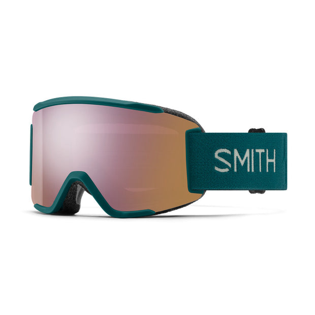 Smith Squad S Goggles - Malachite + ChromaPop Everyday Rose Gold Mirror Lens