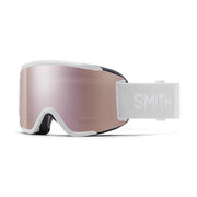 Smith Squad S Goggles - White Vapor + ChromaPop Everyday Rose Gold Mirror Lens