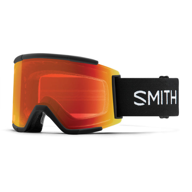 Smith Squad XL Black + ChromaPop Everyday Red Mirror Lens Goggle