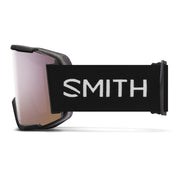 Smith Squad XL Goggles - Black + ChromaPop Everyday Rose Gold Mirror