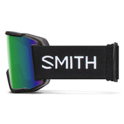 Smith Squad XL Goggles - Black + ChromaPop Sun Green Mirror Lens