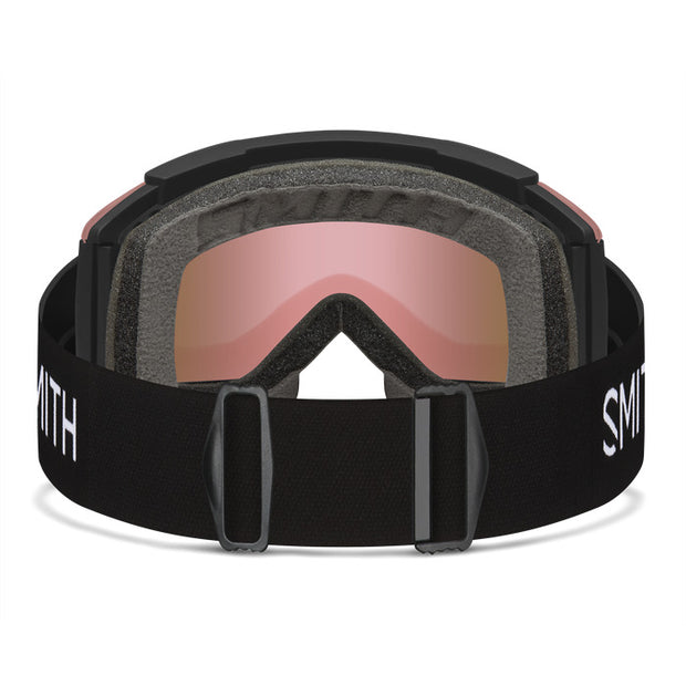 Smith Squad XL MTB Goggle - Black + ChromaPop Contrast Rose Flash Lens