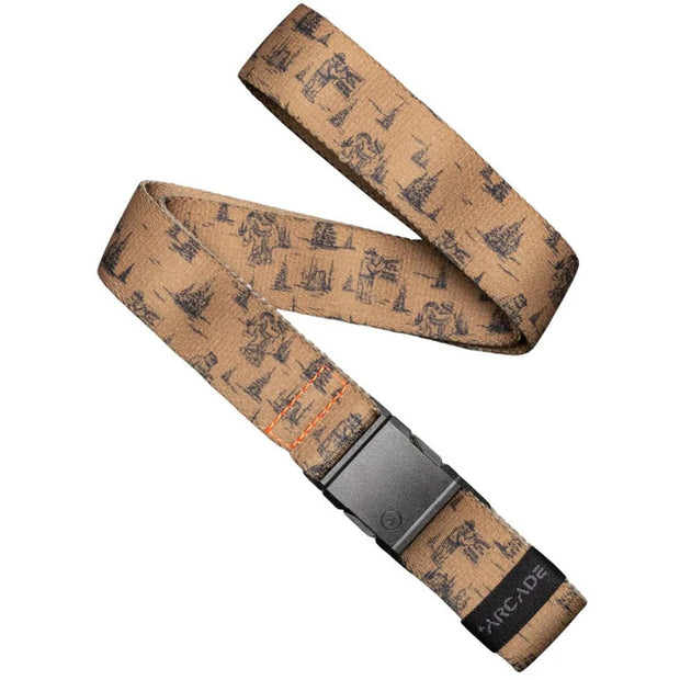 Smokey Bear Camp Belt - Slim - BROWN