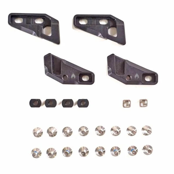 Spark R&D Fixie Clips - Through Mount - BLACK