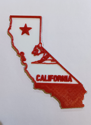 Tahoe Stomp - California Flag Snowboard Stomp Pad