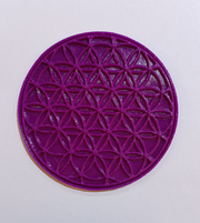 Tahoe Stomp - Flower Of Life Snowboard Stomp Pad - PURPLE